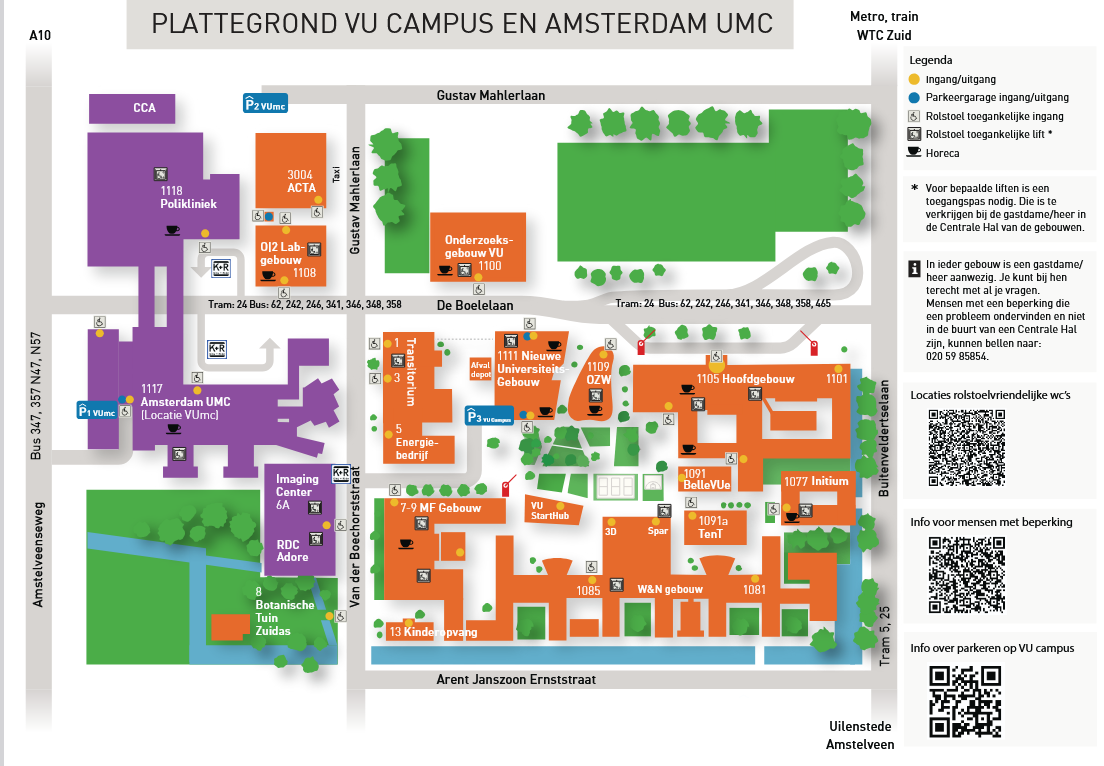 VU Campus Map